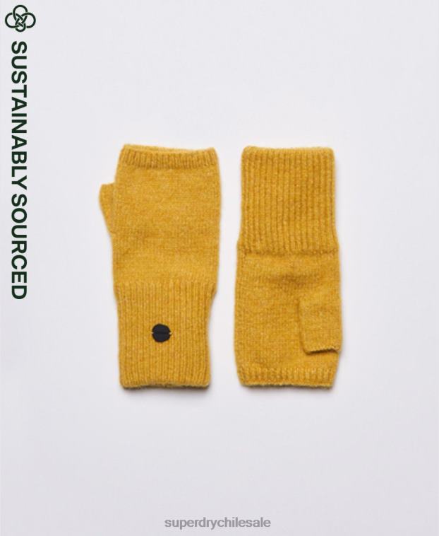 mujer Superdry verde medio guantes studios luxe 2R68Z4287