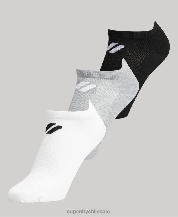 mujer Superdry blanco calcetines tobilleros coolmax 2R68Z4191
