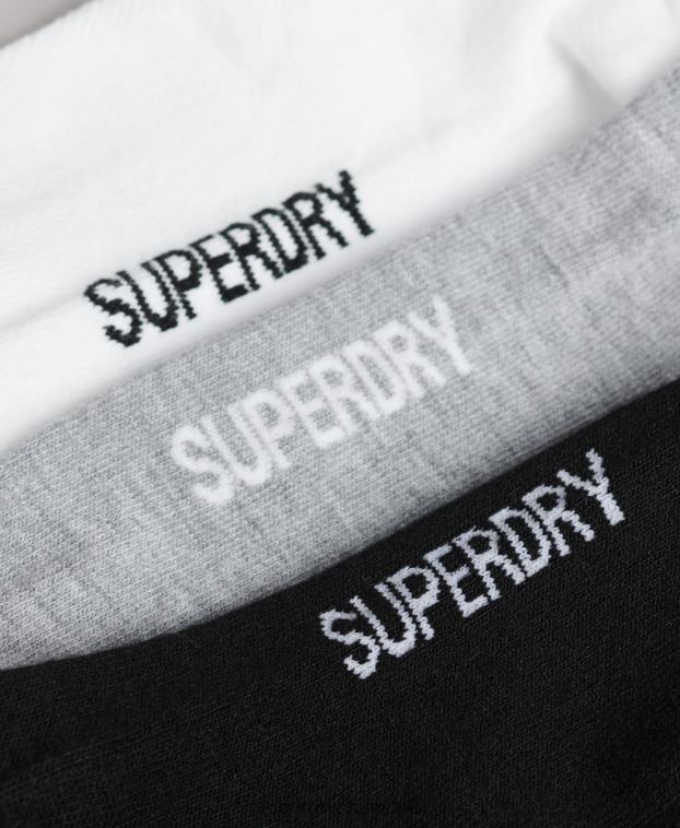 mujer Superdry blanco calcetines tobilleros coolmax 2R68Z4191