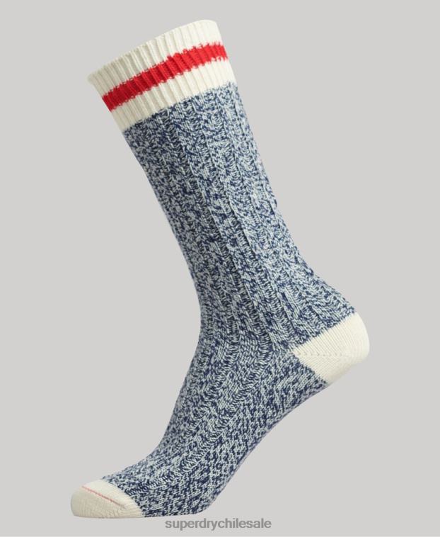 mujer Superdry multi Pack de calcetines de senderismo de algodón orgánico 2R68Z4340