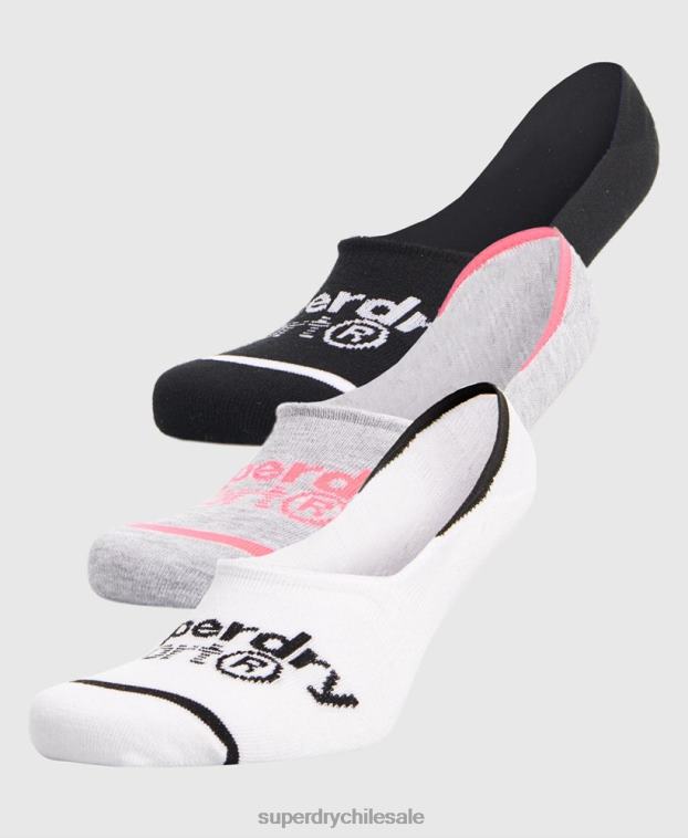 mujer Superdry multi pack de 3 calcetines invisibles coolmax 2R68Z4330