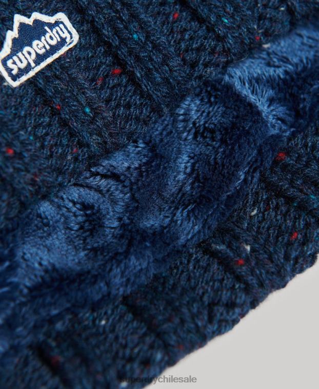 mujer Superdry Armada gorro tejido con pompón 2R68Z4257