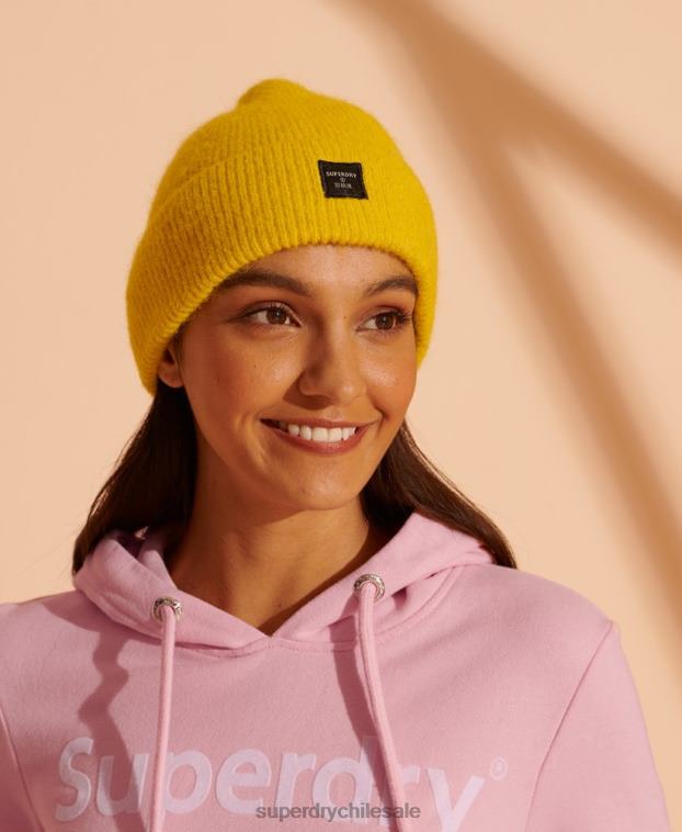 mujer Superdry amarillo gorro súper lux 2R68Z4318