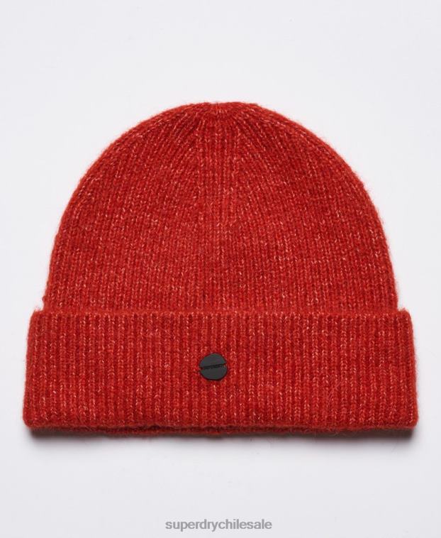 mujer Superdry rojo gorro de lujo 2R68Z6608