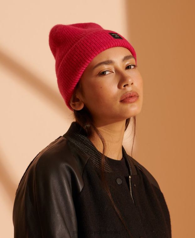 mujer Superdry rosa gorro súper lux 2R68Z4317