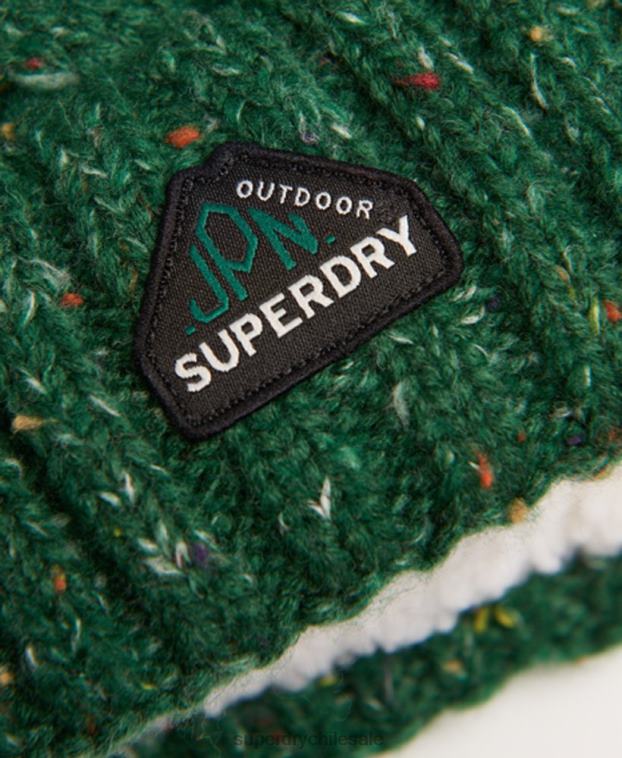 mujer Superdry verde gorro de ochos gracie 2R68Z4321