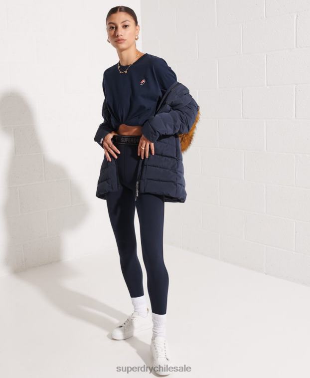 mujer Superdry Armada abrigo acolchado alto ártico 2R68Z3646