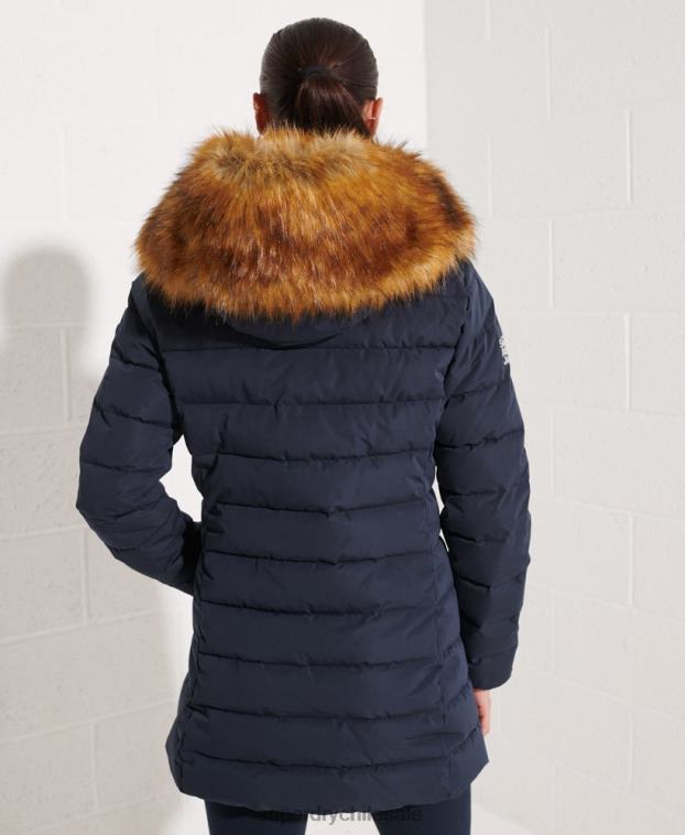 mujer Superdry Armada abrigo acolchado alto ártico 2R68Z3646