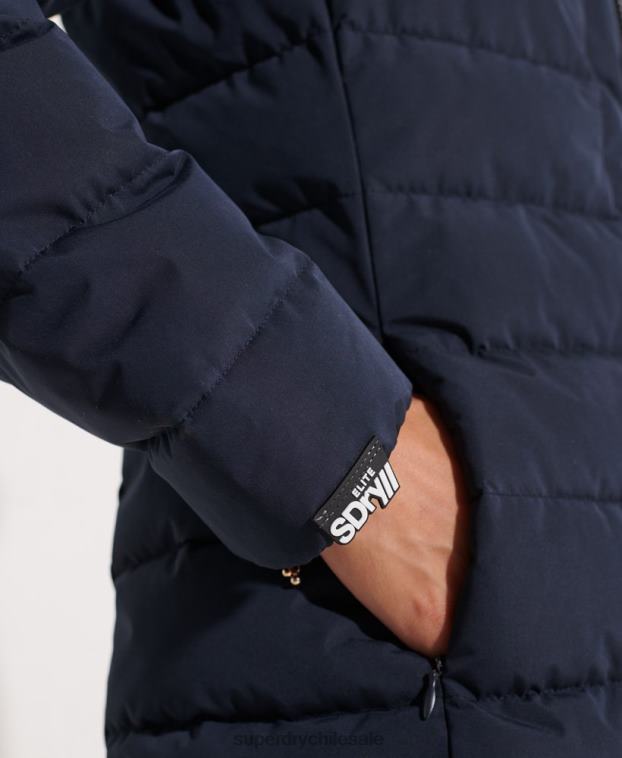 mujer Superdry Armada abrigo acolchado alto ártico 2R68Z3646