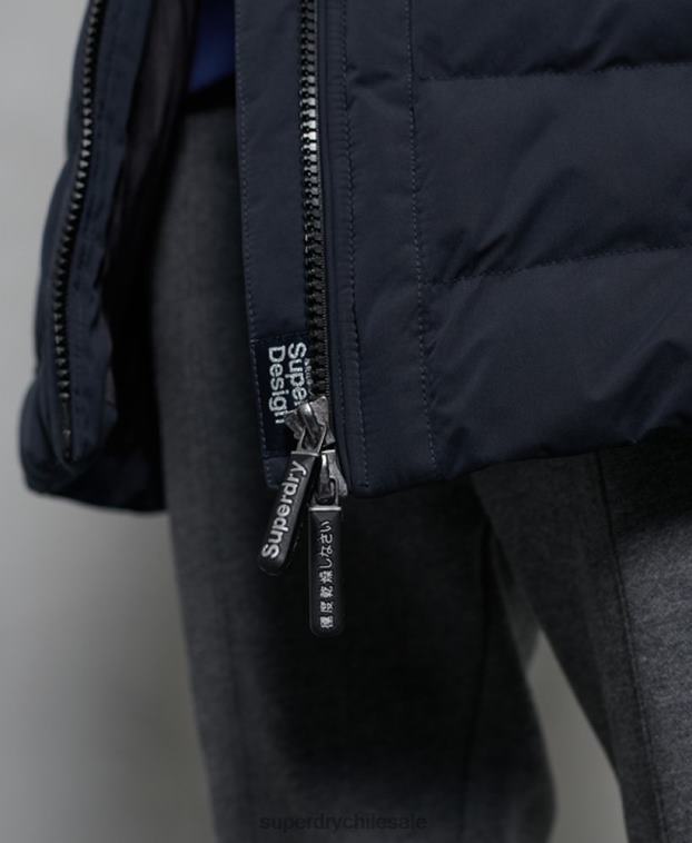 mujer Superdry Armada abrigo acolchado alto ártico 2R68Z5655