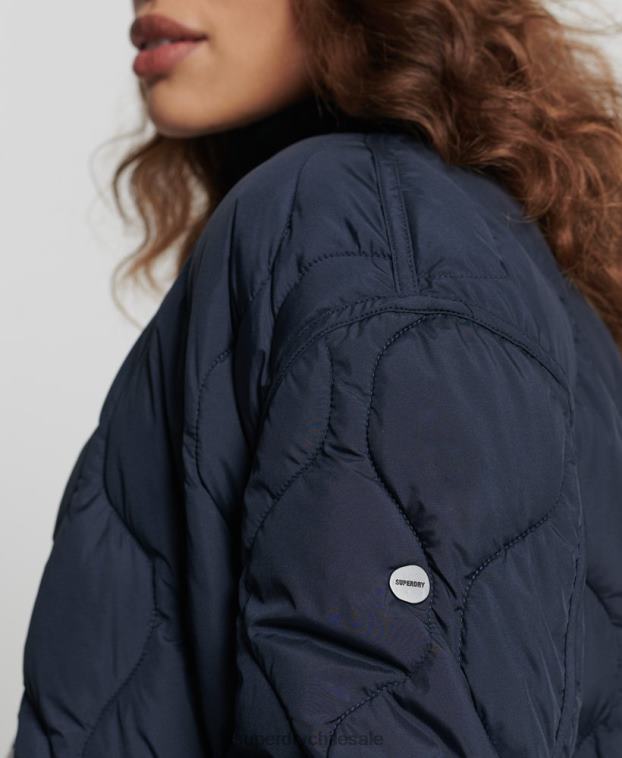 mujer Superdry Armada abrigo acolchado con botones 2R68Z3694
