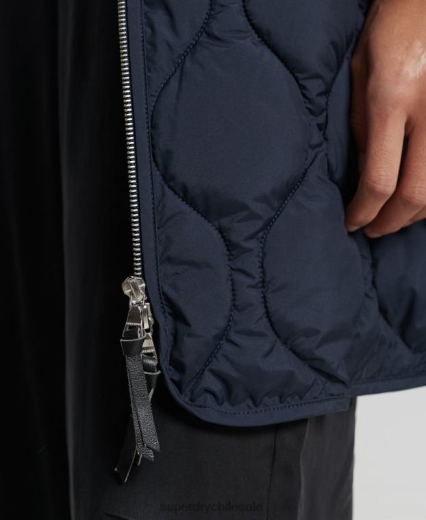 mujer Superdry Armada abrigo acolchado con botones 2R68Z3694