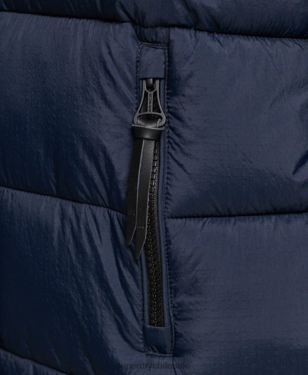 mujer Superdry Armada abrigo de capa intermedia con capucha 2R68Z5669