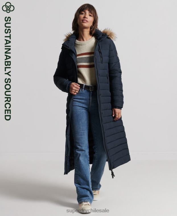 mujer Superdry Armada abrigo fuji superlargo 2R68Z3816