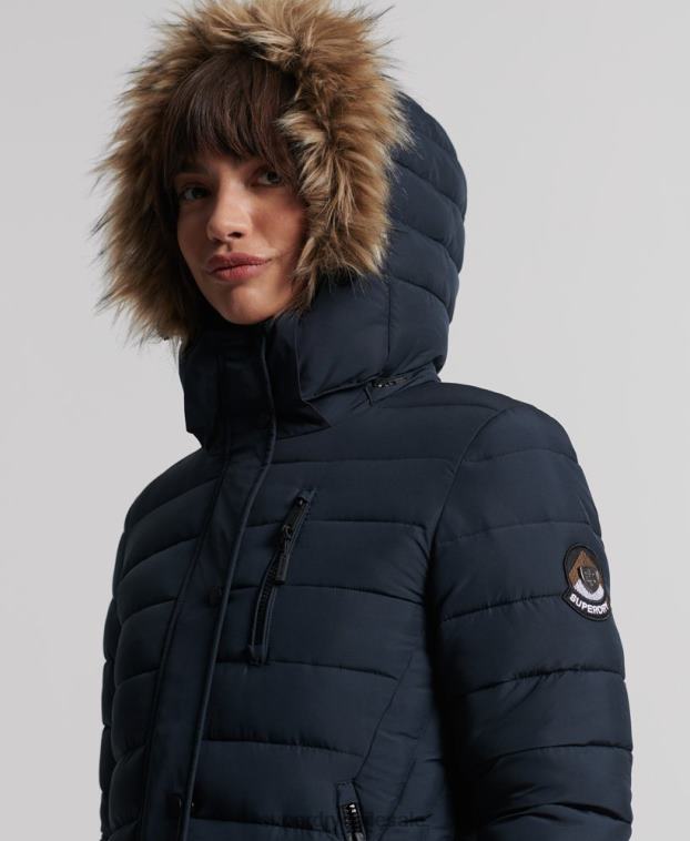 mujer Superdry Armada abrigo fuji superlargo 2R68Z3816