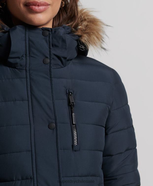 mujer Superdry Armada abrigo fuji superlargo 2R68Z3816