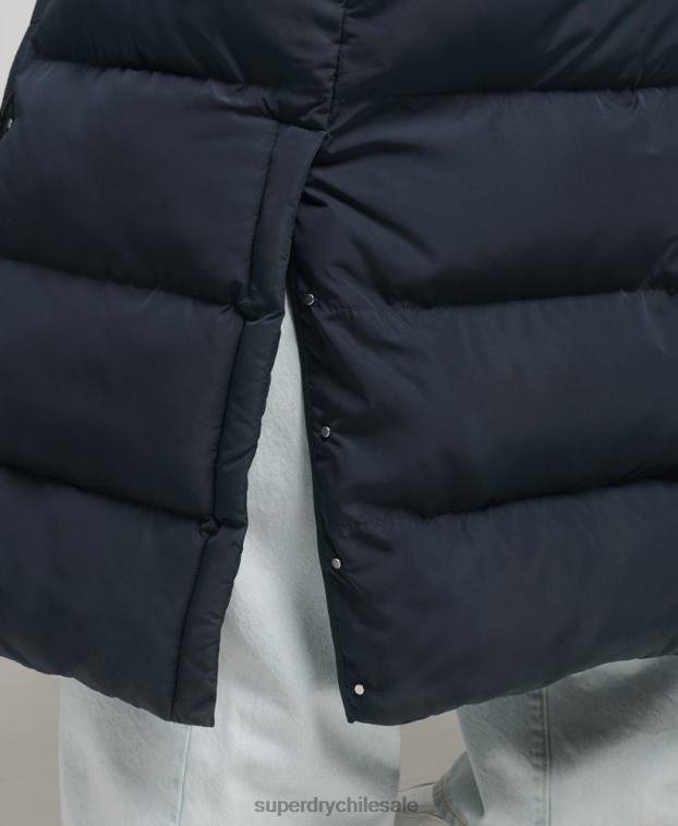 mujer Superdry Armada abrigo largo acolchado con capucha 2R68Z3594