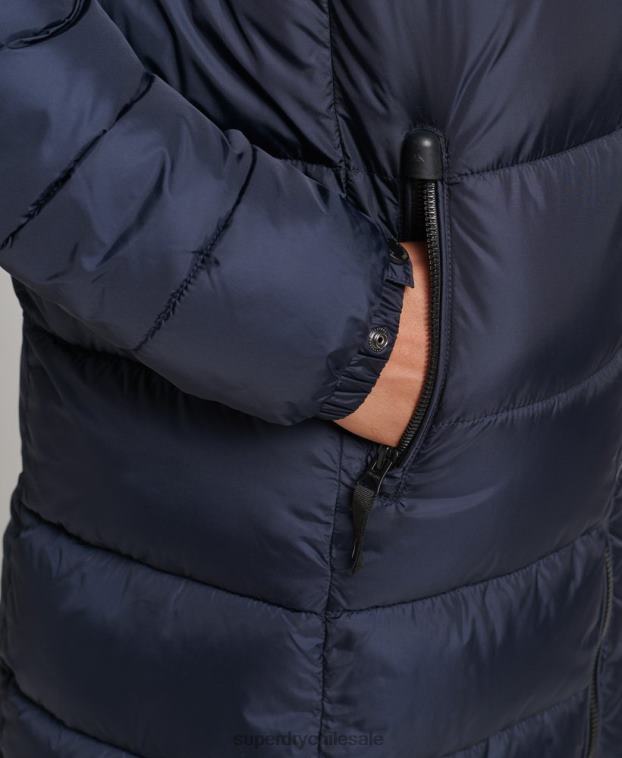 mujer Superdry Armada abrigo largo con capucha de montaña fuji 2R68Z5651