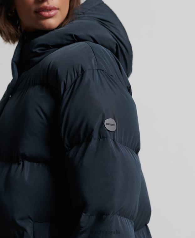mujer Superdry Armada abrigo largo de edredón 2R68Z3827
