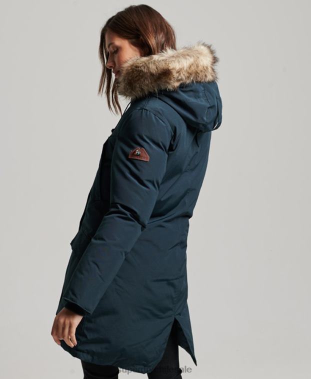 mujer Superdry Armada abrigo tipo parka con capucha 2R68Z3727