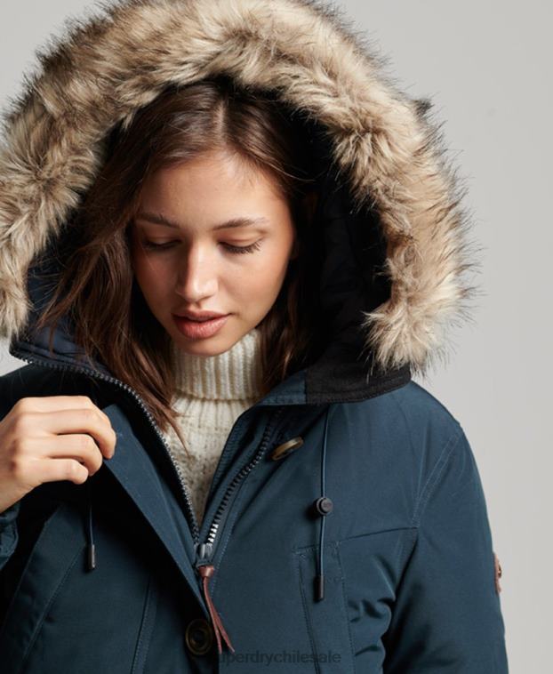 mujer Superdry Armada abrigo tipo parka con capucha 2R68Z3727