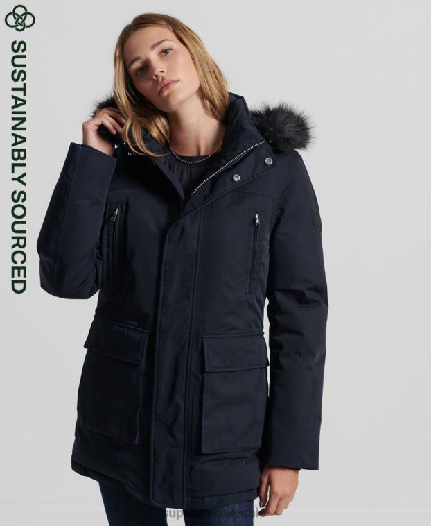 mujer Superdry Armada parka de plumón everest 2R68Z5458