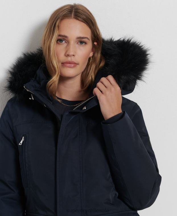 mujer Superdry Armada parka de plumón everest 2R68Z5458