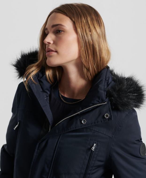 mujer Superdry Armada parka de plumón everest 2R68Z5458