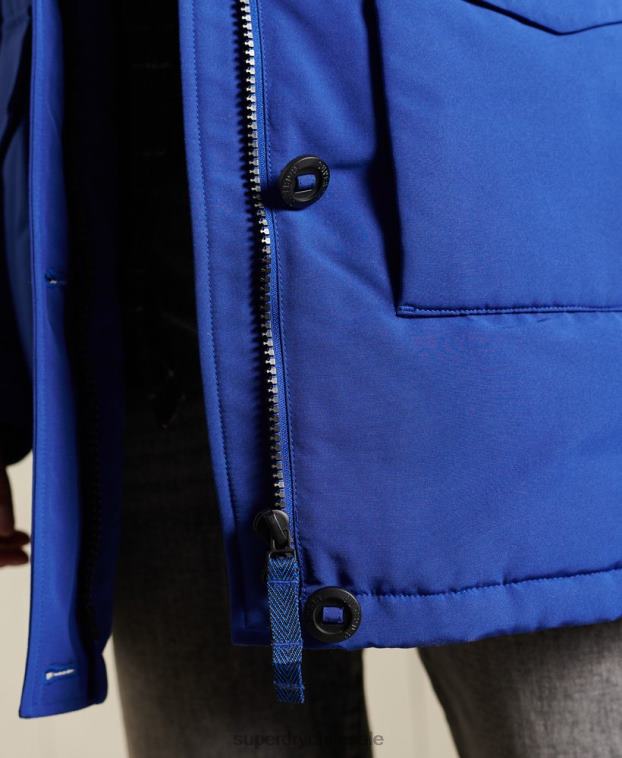 mujer Superdry azul parka everest 2R68Z5701
