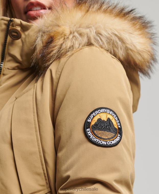 mujer Superdry broncearse parka everest 2R68Z5700