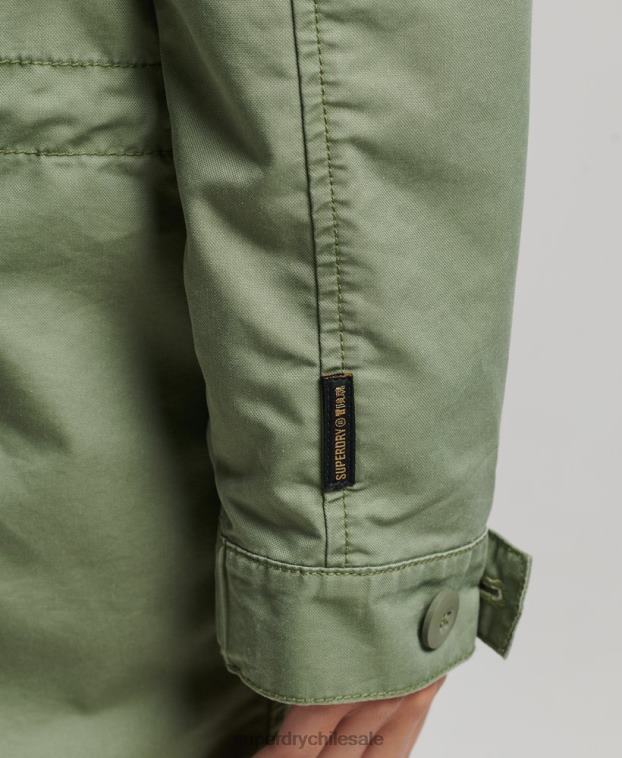 mujer Superdry caqui parka de campo 2R68Z5663