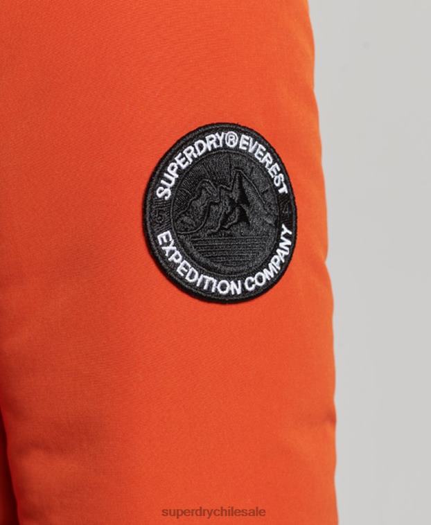 mujer Superdry naranja parka everest 2R68Z3684
