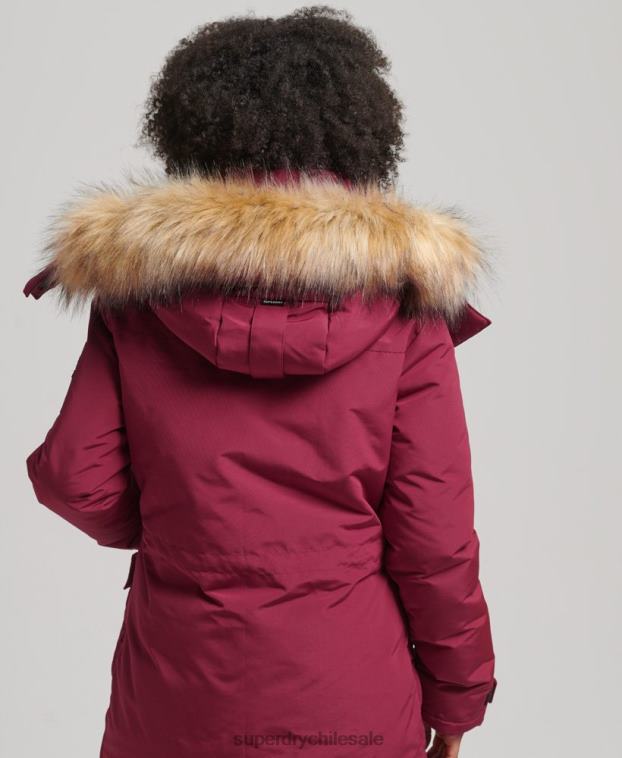 mujer Superdry rosa chamarra xpd everest 2R68Z5445