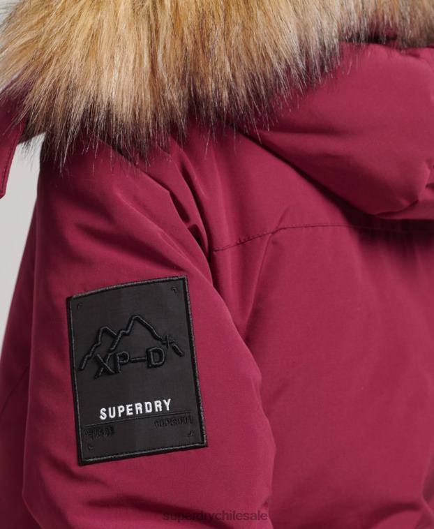 mujer Superdry rosa chamarra xpd everest 2R68Z5445