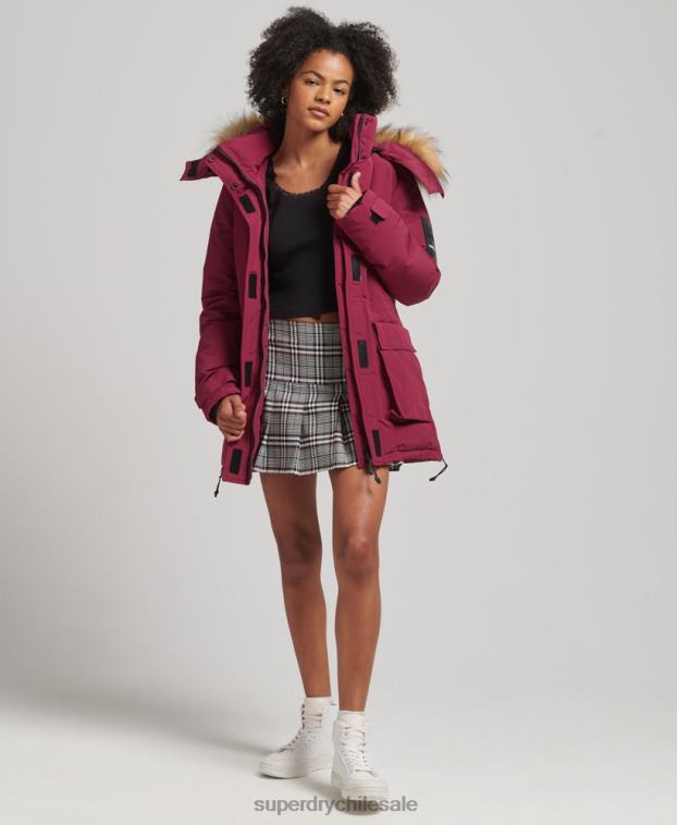 mujer Superdry rosa chamarra xpd everest 2R68Z5445