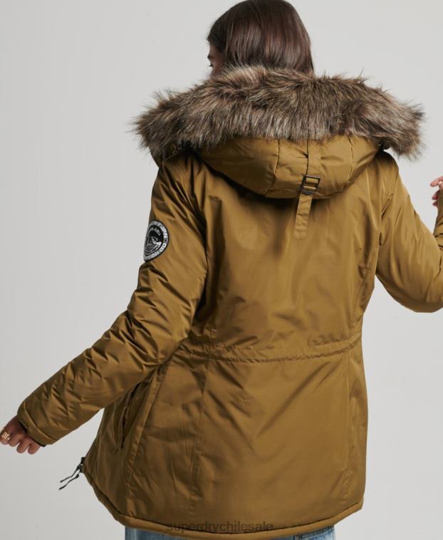 mujer Superdry verde chamarra ashley everest 2R68Z5516