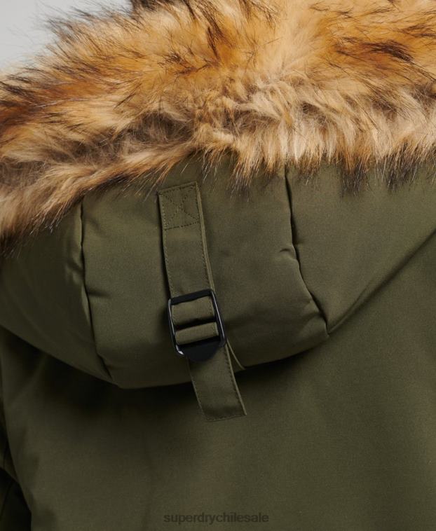 mujer Superdry verde parka everest 2R68Z3781