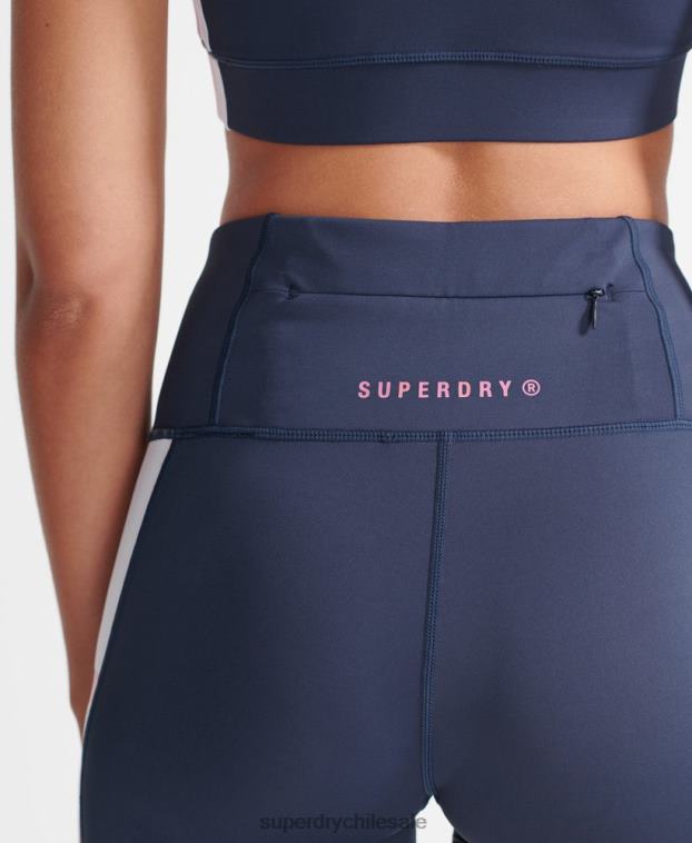 mujer Superdry Armada pantalones cortos de ciclismo de entrenamiento 2R68Z3173