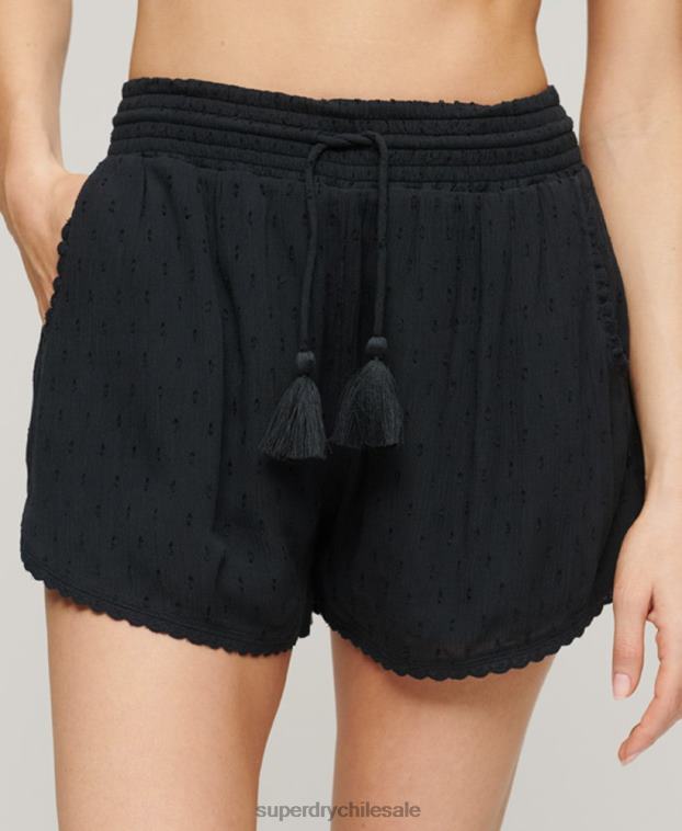 mujer Superdry Armada pantalones cortos de playa de época 2R68Z3095