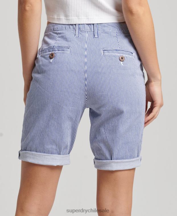 mujer Superdry Armada shorts chinos urbanos 2R68Z3161