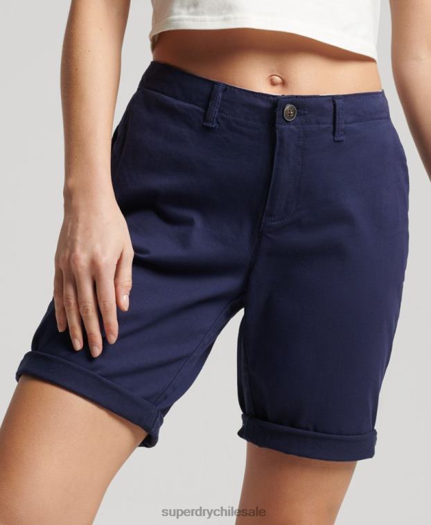 mujer Superdry Armada shorts chinos urbanos 2R68Z3163