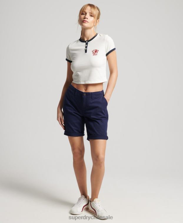 mujer Superdry Armada shorts chinos urbanos 2R68Z3163