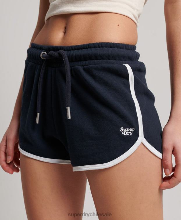 mujer Superdry Armada shorts de corredor de jersey vintage 2R68Z3157