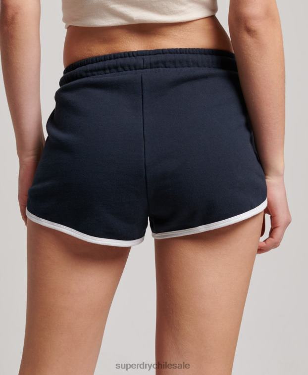 mujer Superdry Armada shorts de corredor de jersey vintage 2R68Z3157