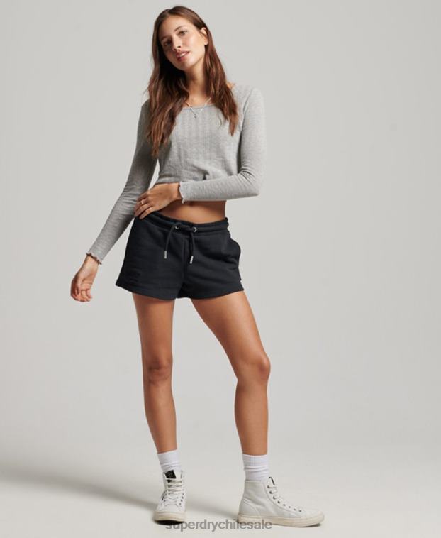 mujer Superdry Armada shorts de punto con logo vintage bordado 2R68Z3100