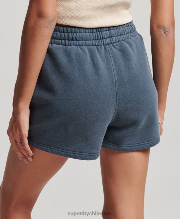 mujer Superdry Armada shorts deportivos con lavado vintage 2R68Z3122