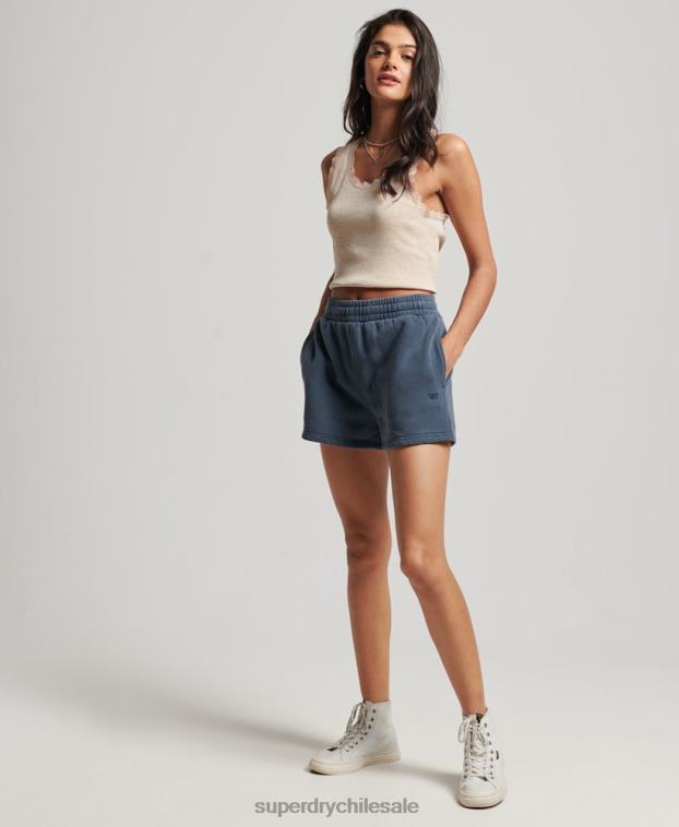 mujer Superdry Armada shorts deportivos con lavado vintage 2R68Z3122