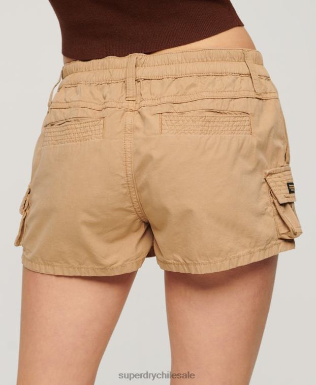 mujer Superdry broncearse shorts cargo utilitarios 2R68Z2124