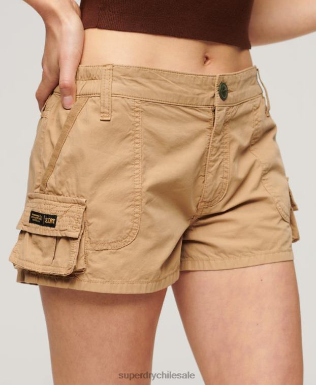 mujer Superdry broncearse shorts cargo utilitarios 2R68Z2124
