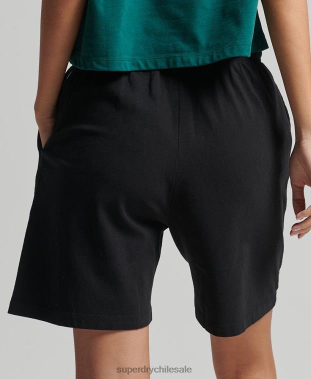 mujer Superdry negro shorts de niño code core sport 2R68Z3162
